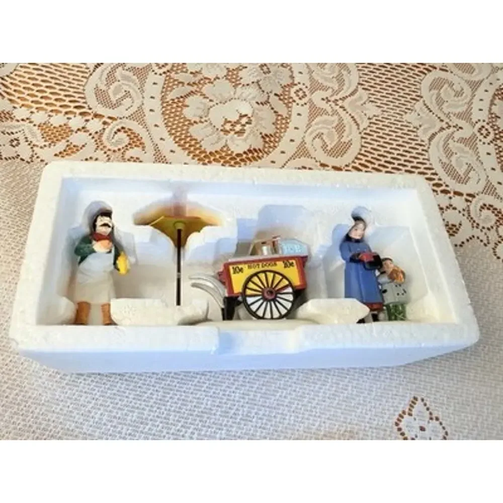 Department 56 Hot Dog Vendor Collectible